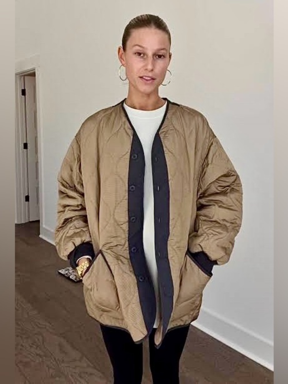 ZARA ✨VIRAL✨Quilted Lightweight Jacket